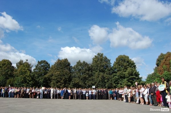 Посвята в студенти у луцькому «політесі». ФОТО