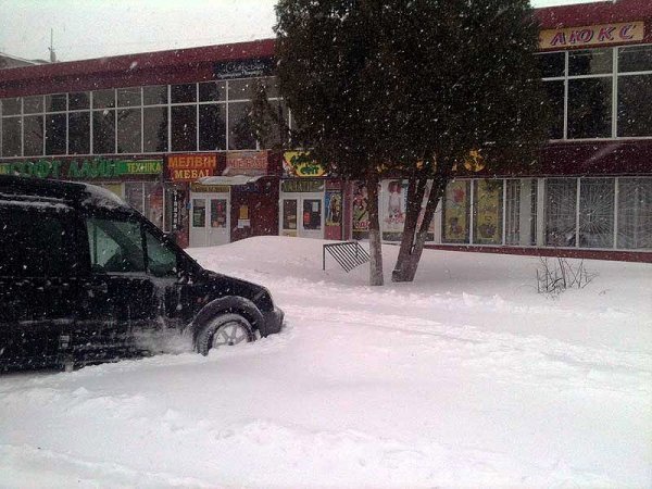 Як замітало Нововолинськ. ФОТО