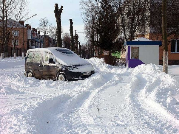 Як замітало Нововолинськ. ФОТО