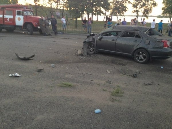 У Дніпропетровську міліціонер влаштував ДТП. ФОТО