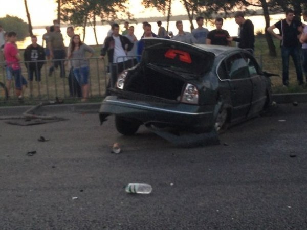 У Дніпропетровську міліціонер влаштував ДТП. ФОТО