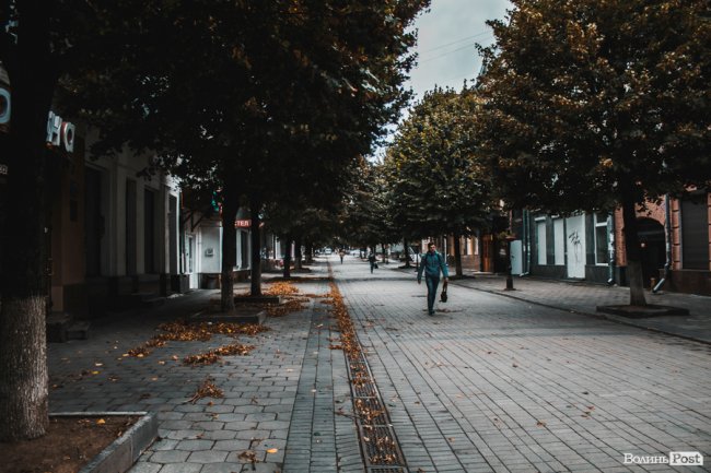 Похмура осінь у Луцьку. ФОТО