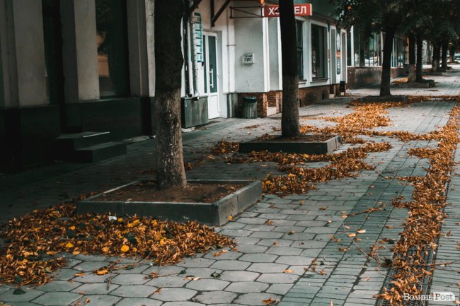 Похмура осінь у Луцьку. ФОТО
