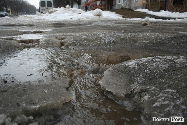 Відлига у Луцьку. ОНОВЛЕНО. ФОТО