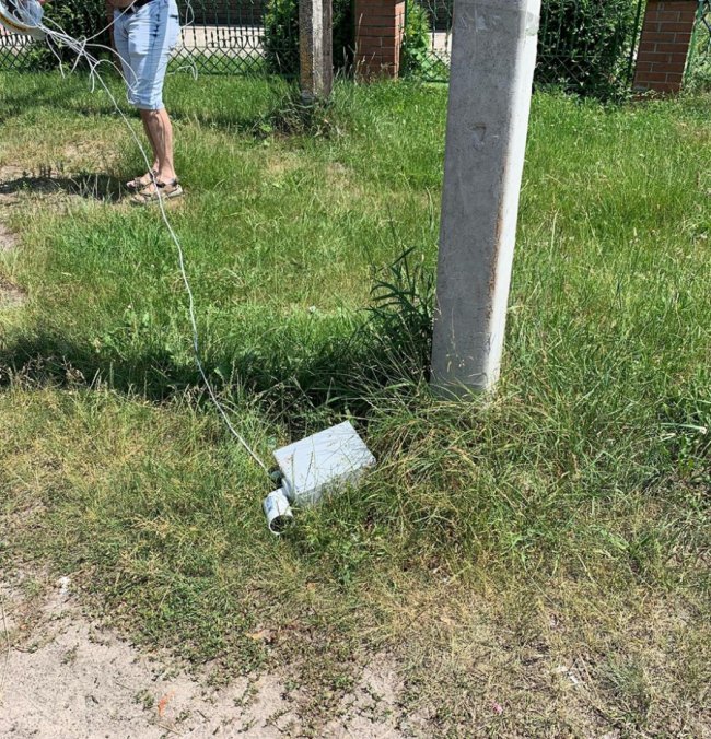 Через велику кількість аварій у селі на Волині встановили камеру відеонагляду. ФОТО