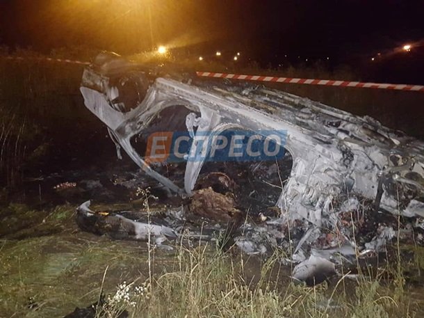 У Києві внаслідок моторошної аварії водій згорів живцем