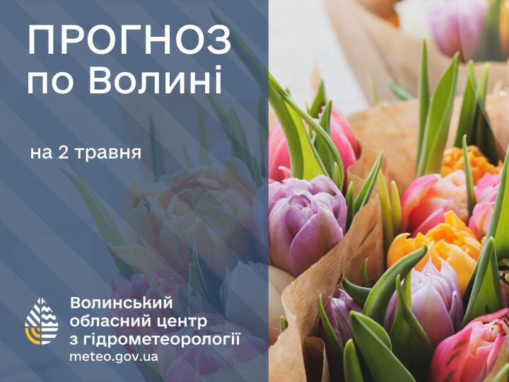 Погода в Луцьку та Волинській області на завтра, 2 травня