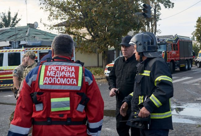 11 людей поранені внаслідок ракетної атаки на Черкаси. ФОТО