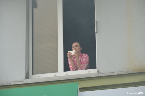 Фанати «Волині» «задимили» центр Луцька. ФОТО