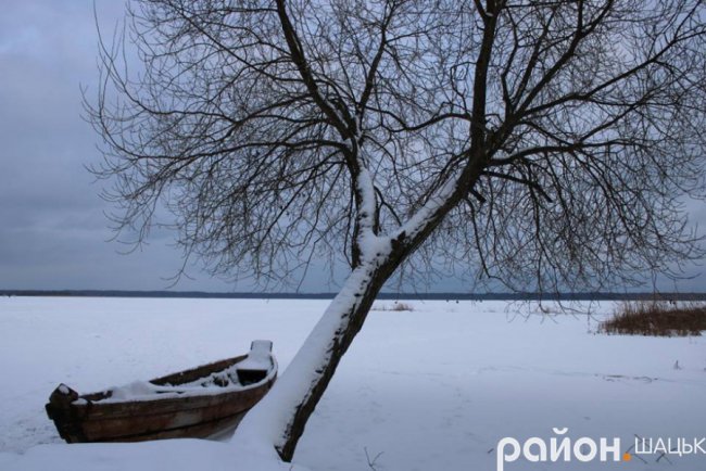 Показали зимовий вечір на Шацькому поозер'ї. ФОТО