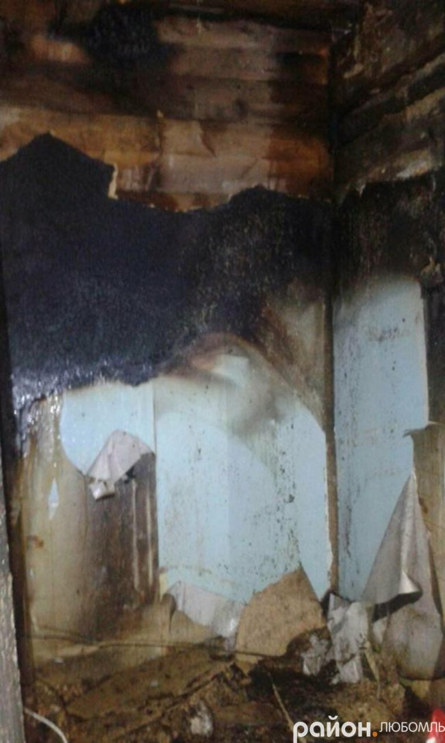 Згоріла техніка і стіни: подробиці пожежі на Волині. ФОТО