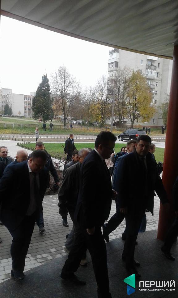 Прем'єр-міністр України Володимир Гройсман - у Луцьку. ФОТО