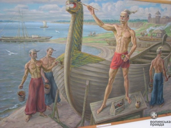 У Луцьку ‒ виставка картин про козаків. ФОТО