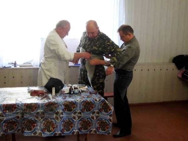 Волинських бійців навчають надавати першу медичну допомогу. ФОТО
