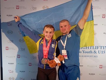 Волинянка завоювала дві медалі на чемпіонаті Європи з важкої атлетики