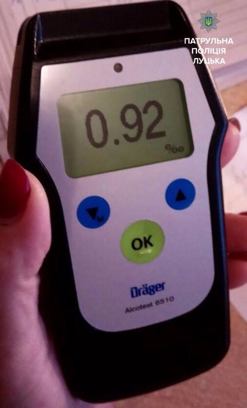 У Луцьку п’яний водій намагався підкупити патрульних