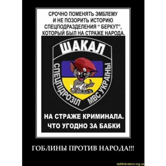 Інтернет кепкує з  «Беркуту». ФОТО