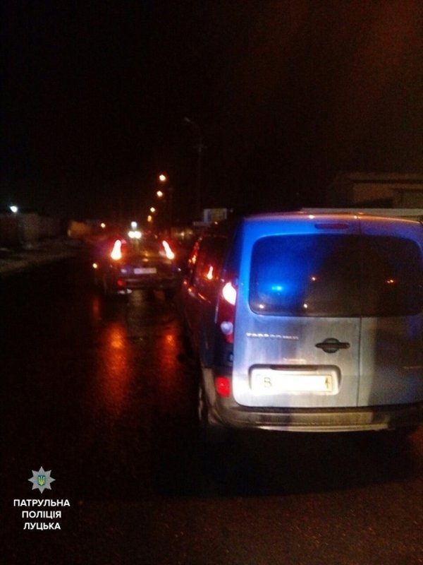 Патрулювання у Луцьку: 8 аварій, з них 2 – з потерпілими й за участю дітей