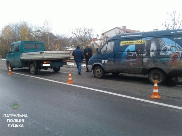 Патрулювання у Луцьку: 8 аварій, з них 2 – з потерпілими й за участю дітей