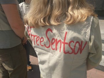 У Луцьку – акція на підтримку Сенцова та всіх в’язнів Кремля. ФОТО