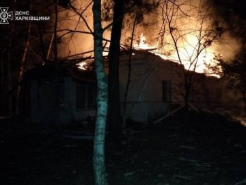Російські окупанти вночі вдарили по полігону рятувальників у Харківській області