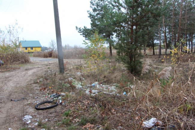 У селищі на Волині невідомі викидають сміття у лісі. ФОТО