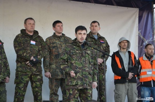 «Правий сектор» з Волині готовий їхати на південь. ВІДЕО