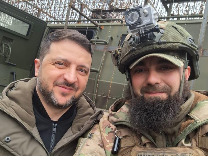 Воїн з Волині Сергій Муц супроводжував президента на позиції українських військових