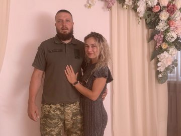 На Волині одружився військовий зі своєю коханою. ФОТО