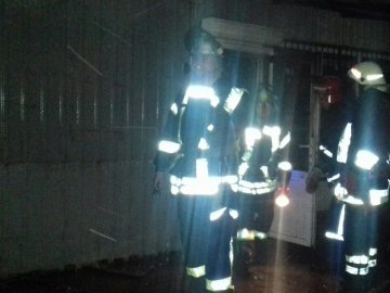 У місті на Волині  через замикання електрики горів торговий кіоск