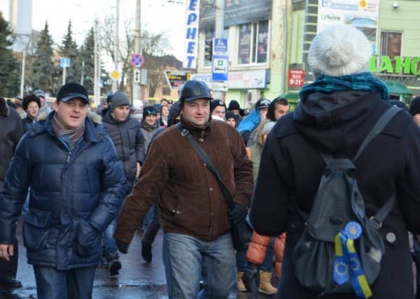 Студентський мітинг у Луцьку. ФОТО. ВІДЕО