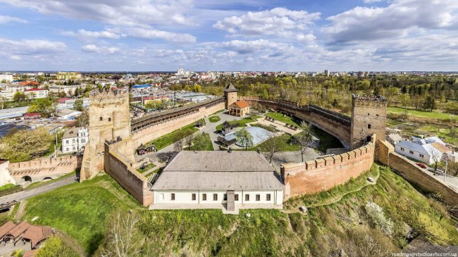 Оприлюднили фото замку Любарта з висоти