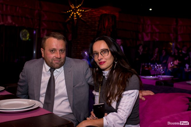 Заступник міського голови Луцька Олександр Рачков та Тетяна Рачкова