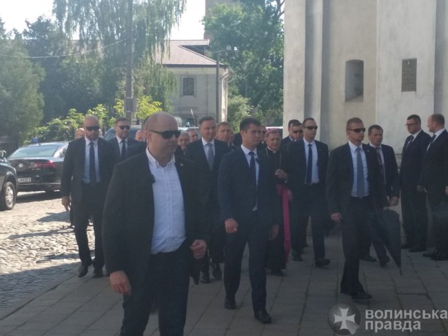 Президент Польщі – у Луцьку. ФОТО 