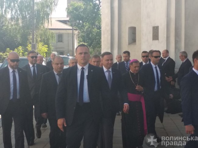 Президент Польщі – у Луцьку. ФОТО 