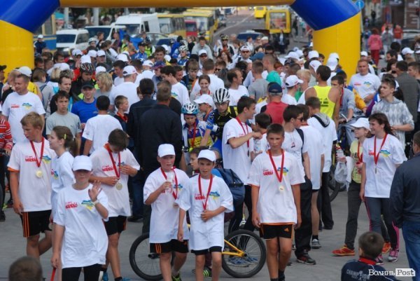 «Велоатлетичний» пробіг Луцьком. ФОТО