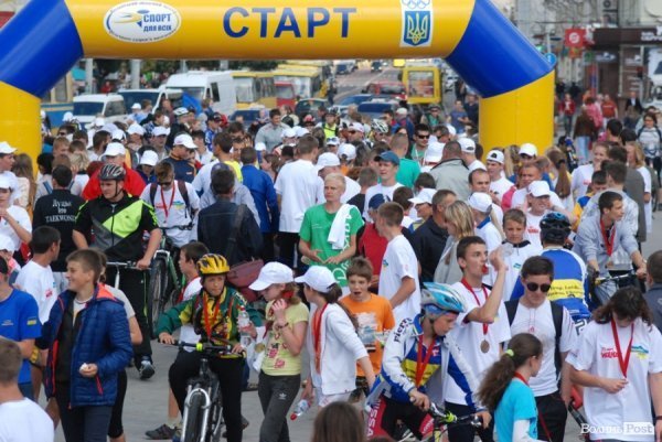 «Велоатлетичний» пробіг Луцьком. ФОТО