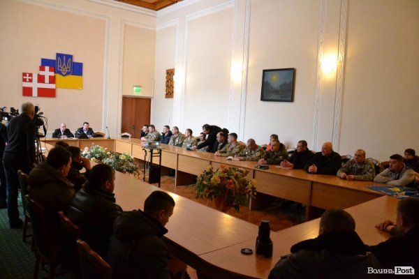 У Луцьку зібрали волинян, які захищали Донецький аеропорт 
