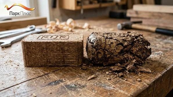 Гідроудар у паливнику: чому зберігання брикетів RUF у неопалюваному гаражі руйнує їх за 48 годин