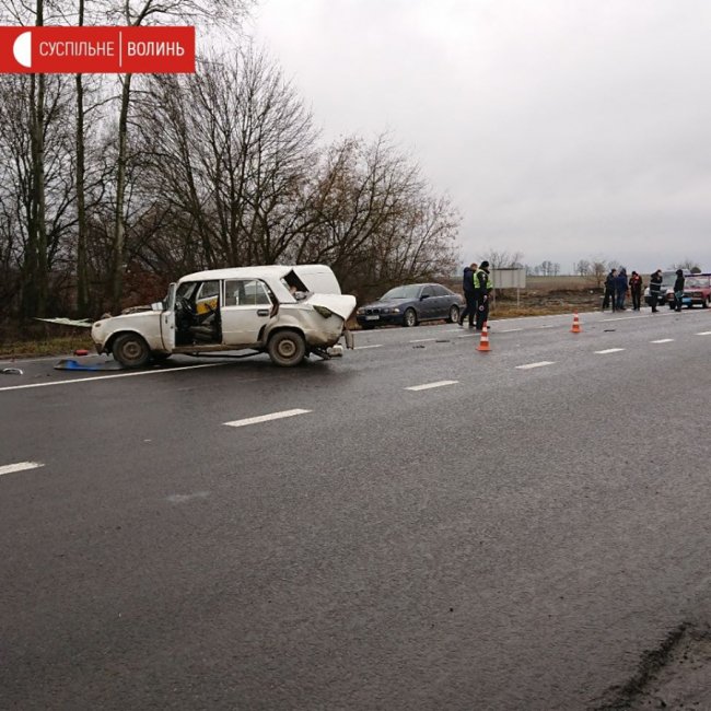 На трасі Ковель–Луцьк – аварія з потерпілими. ФОТО