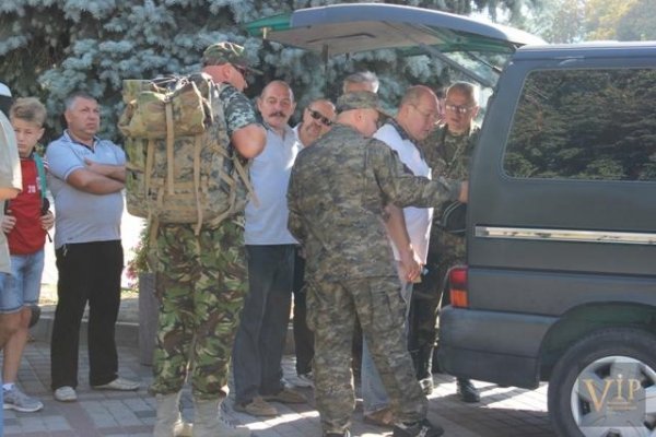 Добровольці з «Азову» вирушили на Схід. ФОТО