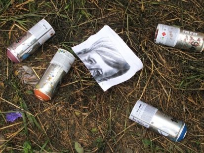 Російські райтери намалювали графіті, присвячене Україні. ФОТО