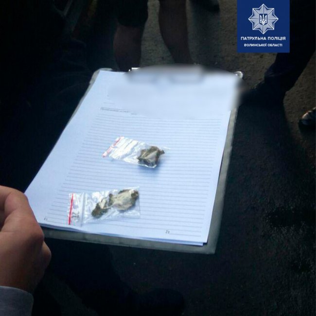 У Луцьку патрульні зловили чоловіка з наркотиками. ФОТО
