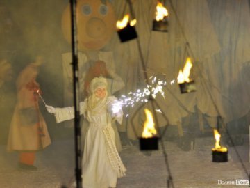 «Різдво у Луцьку»: вражаюче театральне дійство від гостей зі Львова