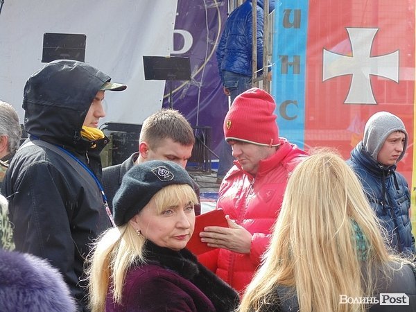 Антивоєнне віче у Луцьку. ФОТО