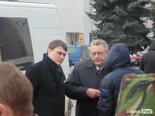 Антивоєнне віче у Луцьку. ФОТО