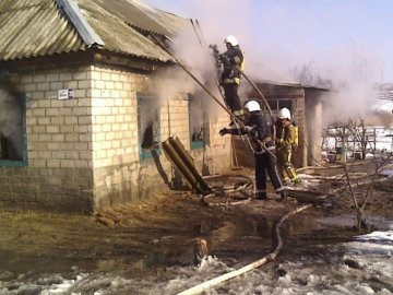 На Кіровоградщині в пожежі згоріло троє дітей. ФОТО