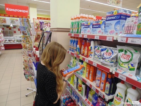 У луцьких супермаркетах влаштували антиросійську «ревізію». ФОТО. ВІДЕО