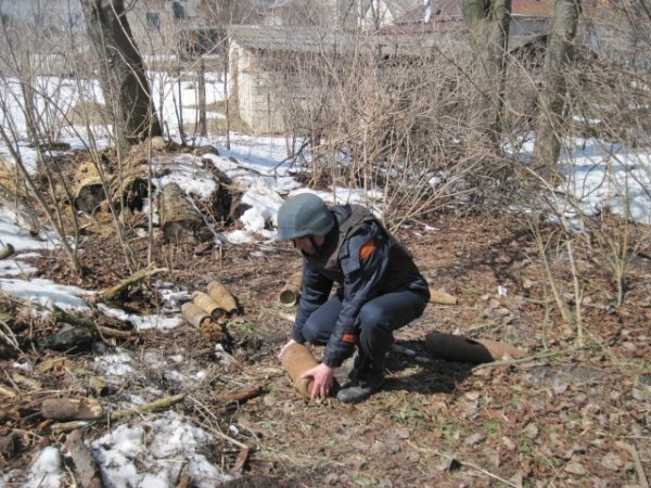На Волині чоловік знайшов снаряди часів війни. ВІДЕО