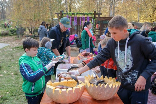 У Луцькому зоопарку відгуляли свято гарбуза: як це було. ФОТО